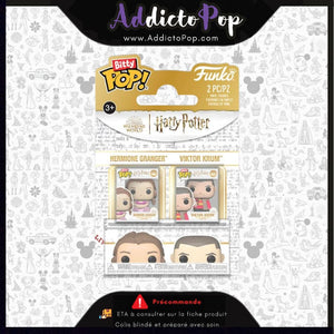 Funko Bitty Pop! Harry Potter [2-Pack] - Hermione Granger/Viktor Krum