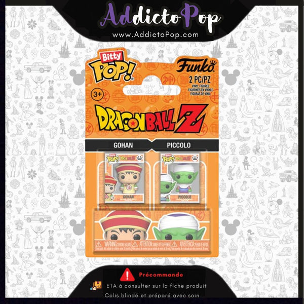 Funko Bitty Pop! Dragon Ball Z [2-Pack] - Gohan/Piccolo