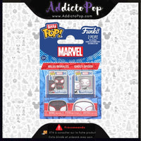 Funko Bitty Pop! Marvel Spider-Man [2-Pack] - Miles Morales/Ghost-Spider