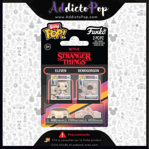 Funko Bitty Pop! Stranger Things [2-Pack] - Eleven/Demogorgon
