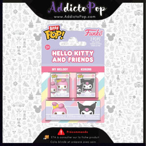 Funko Bitty Pop! Hello Kitty [2-Pack] - My Melody/Kuromi
