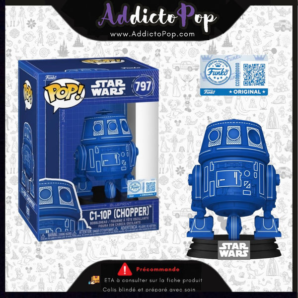 Funko Pop! Star Wars [797] - C1-10P (Chopper) (Blue Print) (Special Edition)
