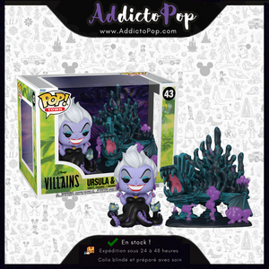 [Boîte endommagée] Funko Pop! Disney Villains [43] -  Ursula & Ursula's Lair (Town)