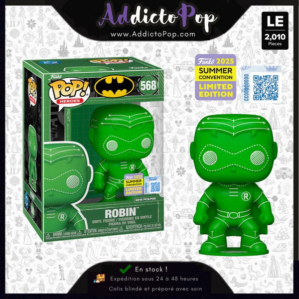 Funko Pop! DC Batman [568] - Robin (Green Blueprint) (Limited Edition 2.010 Pcs) (2025 Summer Convention Exclusive)