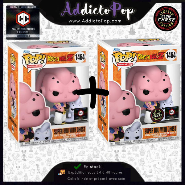 Funko Pop! Dragon Ball Z [1464] - Kid Buu with Ghost (Commune + Chase) (Chalice Collectibles Exclusive)