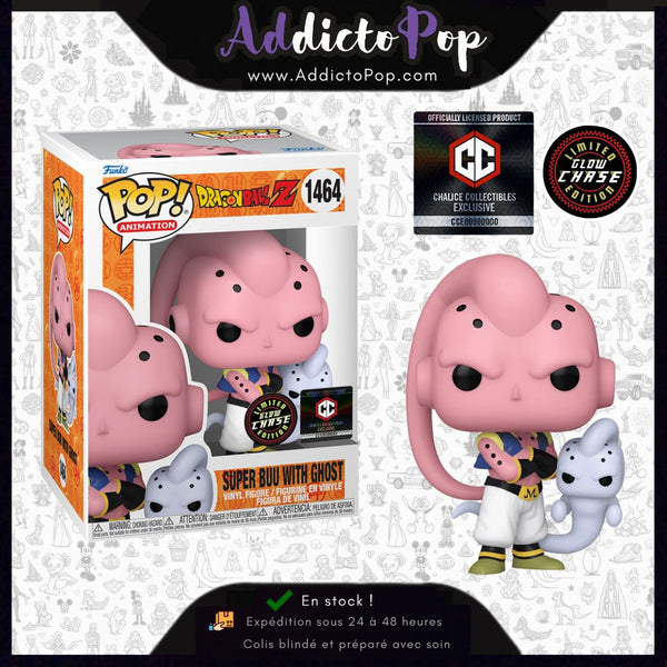 Funko Pop! Dragon Ball Z [1464] - Kid Buu with Ghost (GITD Chase) (Chalice Collectibles Exclusive)