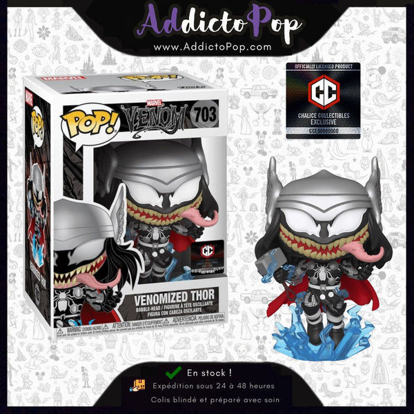 Funko Pop! MARVEL Venom [703] - Venomized Thor (Chalice Collectibles Exclusive)