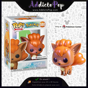 Funko Pop! Pokémon [580] - Vulpix-Goupix (Pearlescent) (Only At Pokémon Center Exclusive)
