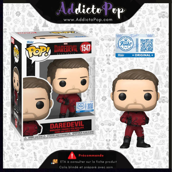 Funko Pop! MARVEL Daredevil Born Again [1547] - Daredevil (Unmasked) (Special Edition)