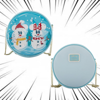 Loungefly Bandoulière Disney - Snowman Minnie & Mickey