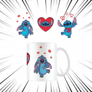 Mug 300ml Love Stitch (Lilo &amp; Stitch) 