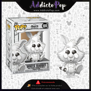 Funko Pop! Disney Alice in Wonderland [1650] - White Rabbit (Sketched) 🕓[ETA:11/2025]