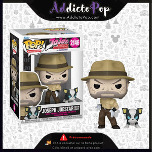Funko Pop! Jojo's Bizarre Adventure [2146] - Joseph Joestar with Iggy 🕓[ETA:12/2025]
