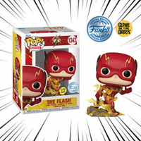 Funko Pop! DC : Flash [1343] - The Flash Running (GITD) (Special Edition)