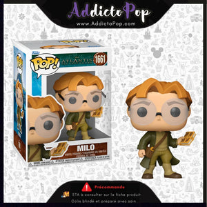 Funko Pop! Disney Atlantide L'Empire Perdu [1661] - Milo 🕓[ETA:12/2025]