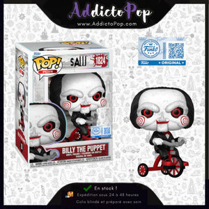 Funko Pop! Saw [1824] - Billy The Puppet (On Tricycle) (Special Edition)
