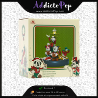 Figurine musicale de Noël vintage Mickey et ses amis (Son & Lumiére) (Disney Store Exclusive)