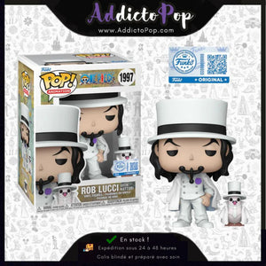 Funko Pop! One Piece [1997] - Rob Lucci with Hattori (Special Edition)