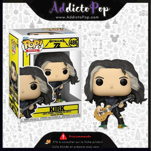 Funko Pop! Metallica [486] - Kirk (72s) 🕓[ETA:12/2025]
