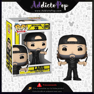Funko Pop! Metallica [485] - Lars (72s) 🕓[ETA:12/2025]