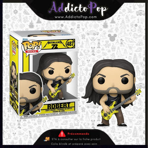 Funko Pop! Metallica [487] - Robert (72s) 🕓[ETA:12/2025]