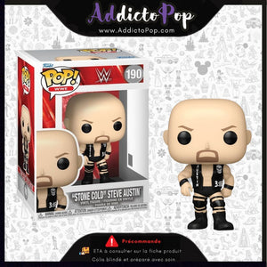 Funko Pop! WWE [190] - "Stone Cold" Steve Austin 🕓[ETA:12/2025]