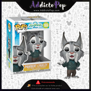Funko Pop! Disney Zootopia 2 [1656] - Pawbert Lynxley 🕓[ETA:12/2025]