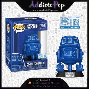 Funko Pop! Star Wars [797] - C1-10P (Chopper) (Blue Print) (Special Edition)