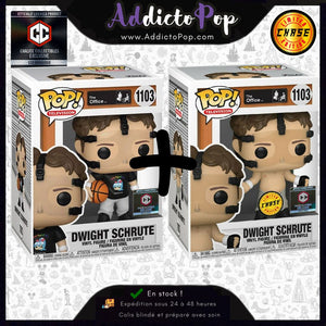 Funko Pop! The Office [1103] - Dwight Schrute (Basketball) (Commune + Chase) (Chalice Collectibles Exclusive)