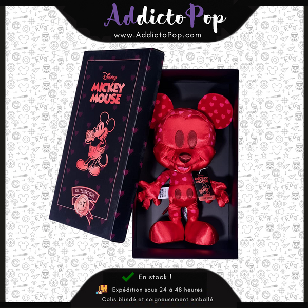 Peluche Mickey (Amour) 25cm Edition Limitée Collector
