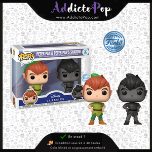 Funko Pop! Disney Peter Pan [2-Pack] - Peter Pan & Peter Pan's Shadow (Special Edition)