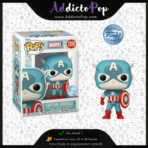 Funko Pop! Marvel : Retro Imagined [1319] - Captain America (Special Edition)