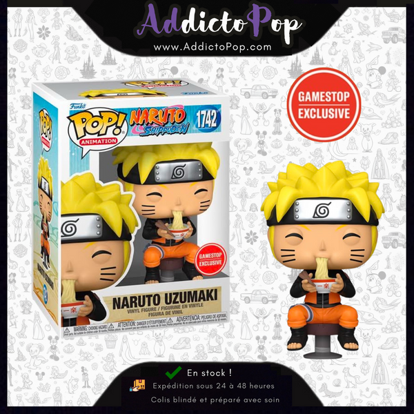 Funko Pop! Naruto Shippuden [1742] - Naruto Uzumaki (eating noodles) (GameStop Exclusive)