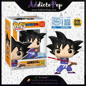 Funko Pop! Dragon Ball [1922] - Goku with Nyoibo (GITD) (Special Edition)