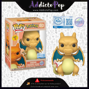Funko Pop! Pokemon [843] - Dracaufeu (Charizard) (Soft Color) (Special Edition) 🕓[ETA:06/2026]