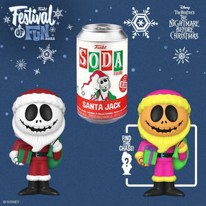 Funko Soda L´étrange Noël de Mr. Jack - Santa Jack with Chase (Black Light)