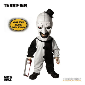 MezcoToys Terrifier Poupée MDS Mega Scale Art the Clown with Sound 38 cm