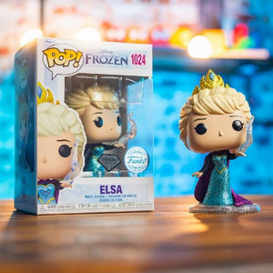 Funko Pop! Disney Ultimate Princess (Frozen 2) [1024] - Elsa Diamond (Special Edition) 