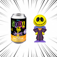 Funko Vinyl Soda L´étrange Noël de Mr. Jack - Jack Skellington Black Light