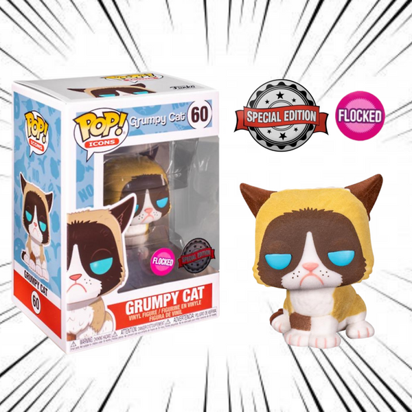 Funko Pop! Grumpy Cat [60] - Grumpy Cat Flocked (Special Edition)