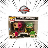 Funko Pop! DC Heroes [2-Pack] - Two-Face & The Riddler (GITD) (Special Edition)