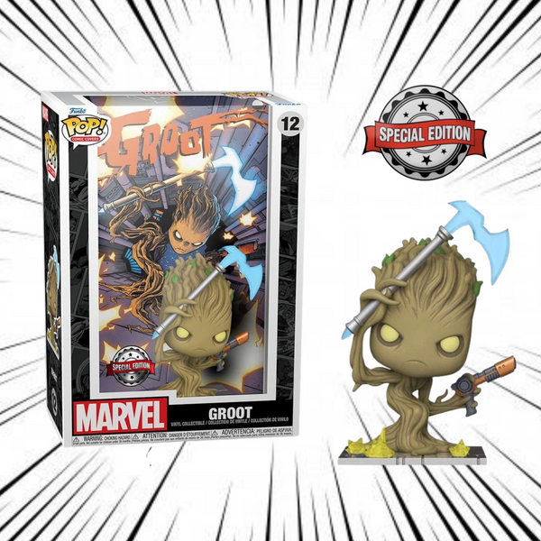 Funko Pop! Marvel Comic Cover [12] - Groot (Special Edition)