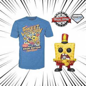 Funko Pop&amp;Tee SpongeBob - Spongebob Band Diamond (Special Edition) 