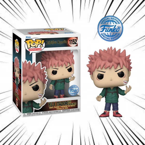 [Boîte endommagée] Funko Pop! Jujutsu Kaisen [1152] -Yuji Itadori with Sukuna mouth (Special Edition)