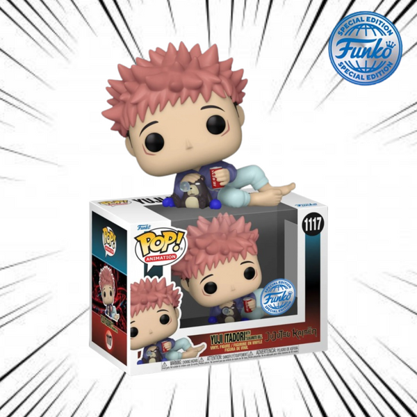 [Boîte endommagée] Funko Pop! Jujutsu Kaisen [1117] -Yuji Itadori with Tsukamoto Doll (Special Edition)