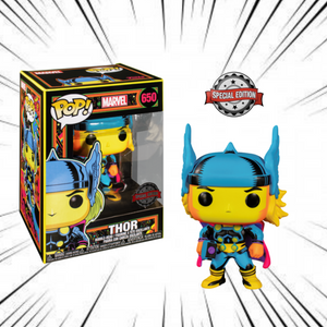 [Boîte endommagée] Funko Pop! Marvel [650] - Thor Black Light (Special Edition)