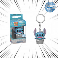Funko Pop! Keychain Disney Lilo & Stitch - Stitch in bathtub (Special Edition)
