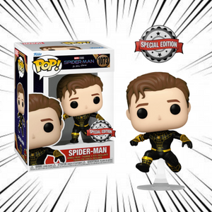 Funko Pop! Marvel Spider-Man No Way Home [1073] - Spider-Man Unmasked Black Suit (Special Edition)