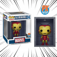 Funko Pop! Marvel Deluxe [1036] - Hall Of Armor : Iron Man Model 4 (Px Previews Exclusive)