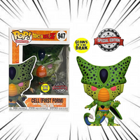 Funko Pop! Dragon Ball Z [947] - Cell First Form Glow in the Dark (Special Edition)